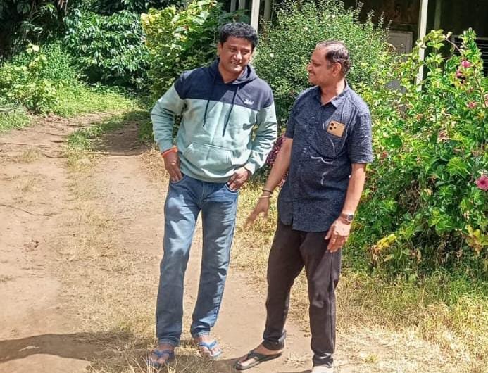 Taranga Vishwa kannada actor enjoying during his stay at Coorg Inn Stay.